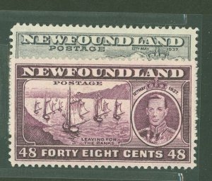 Newfoundland #242-3v Unused Multiple