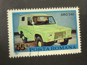 Romania 1975 Scott 2591 used - 55b, ARO 240,  Jeep