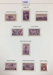 MOMEN: US STAMPS  1935-1936 MINT OG H COLLECTION LOT #13066