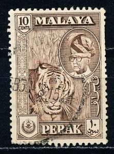 Malaya Perak #132 Single Used