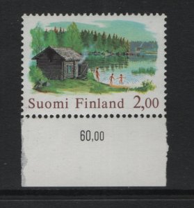 Finland    #567  MNH   1977  log sauna  2m
