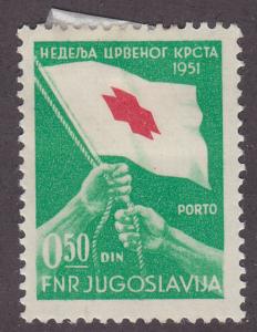 Yugoslavia RAJ6 Postage Tax Due 1951