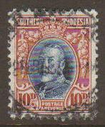 Southern Rhodesia #25a Used