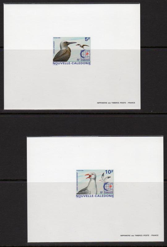 New Caledonia 1995 Sc#718/723 SEA BIRDS 6 DELUXE Souvenir Sheets Imperforated