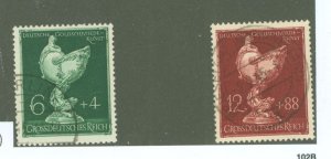 Germany #B286-87 Used Multiple