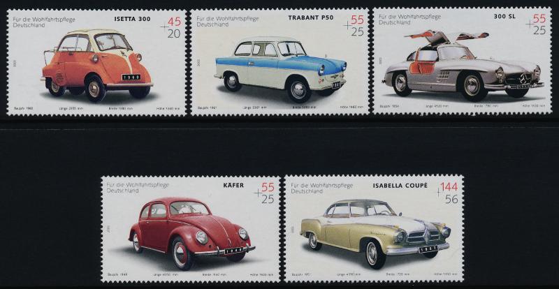 Germany B910-4 MNH Cars, Automobiles