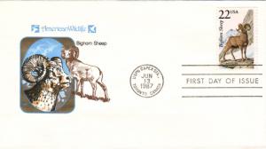 #2288 Bighorn Sheep Farnam FDC