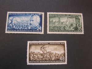 Germany 1953 Sc 183-85 set MNH