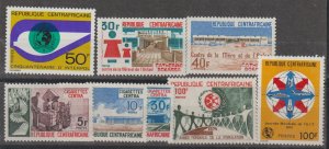 Central African Republic SC  204-211 Mint, Never Hinged