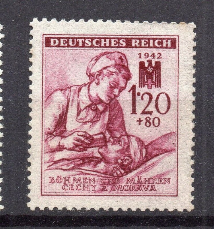 Germany Bohemia 1942 Early Issue Fine Mint Hinged 1.20K. NW-11200