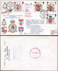 RFDC24 Heraldry 17 January 1984 Ssigned by T.C. Elworthy and A.J Park