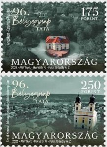 Hungary 2023 MNH Stamps Tata Town Castle Church Architecture