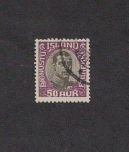 Iceland Scott 125 - Single. Used.    #02 ICE125