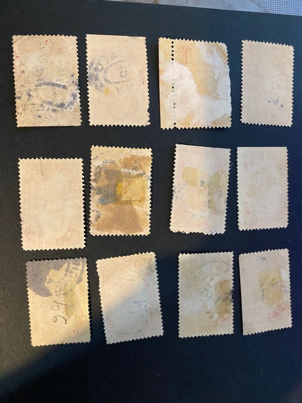 US Scott Q 1-12 set Used Parcel Post 1912