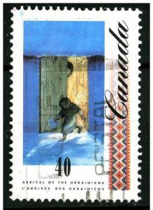 Canada 1991 - Scott 1327 used - 40c, Ukrainians, Winter 