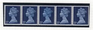 SPECIALISED COLLECTION OF 5d MACHIN PRINTING ERRORS