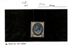 Great Britain, Postage Stamp, #208 Mint NH, 1929 King George (AC)