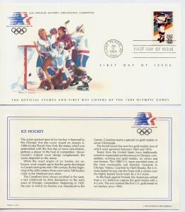2070 FDC  1984 Olympic Games
