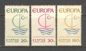 CYPRUS Sc# 275 - 277 MNH F Set of 3 Europa