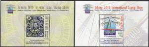 South Africa - 2009 Joburg Int Stamp Show MS Set MNH** SG MS1738-1739