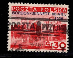 Poland Scott 306Used Gordon-Bennett Balloon Race stamp