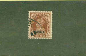 PATIALA INDIAN STATE 99 USED CV $3.25 BIN $1.60