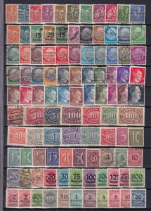 Worldwide lot - Mixed Germany,  over 320 stamps - MH, Used