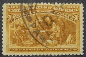 # 239 30c Columbian Expo., orange brown (6401)