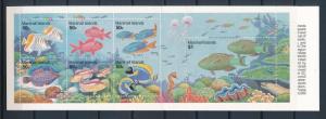 [27691] Marshall Islands 1993 Marine Life Fish Seahorse MNH Booklet