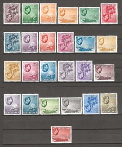 SEYCHELLES 1938/49 SG 135/49 MNH Cat £550