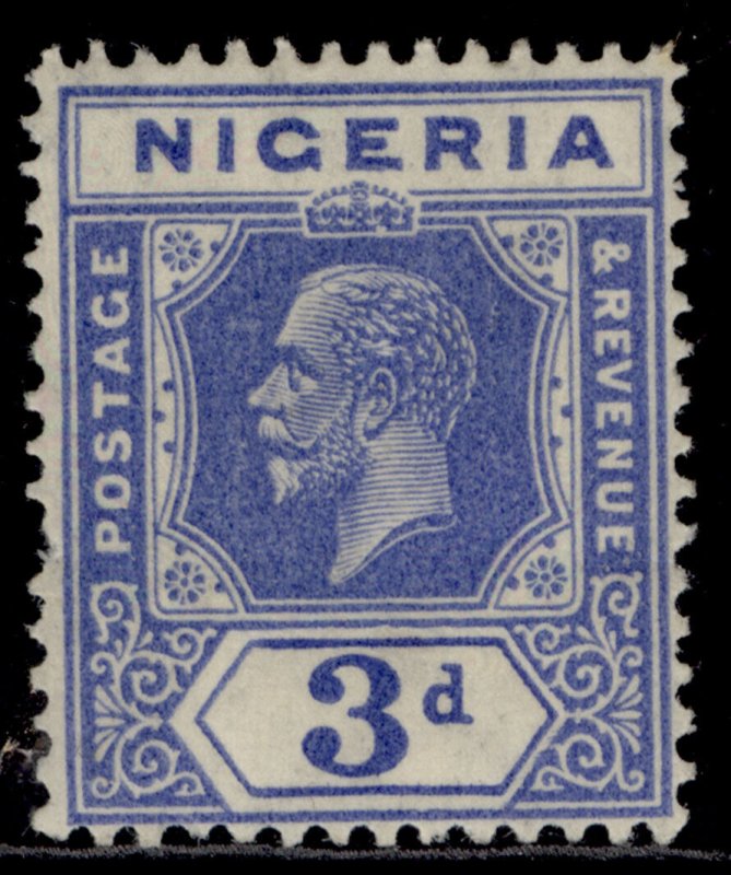 NIGERIA GV SG23, 3d bright blue, LH MINT. Cat £11. 