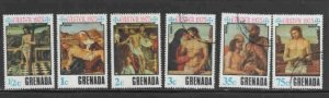 GRENADA #636-642 1975 EASTER MINT VF NH O.G CTO aa