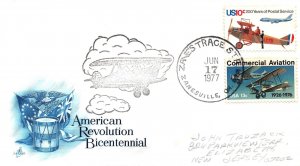 US EVENT PICTORIAL POSTMARK COVER ZANE'S TRACE STATION ZANESVILLE OHIO 1977