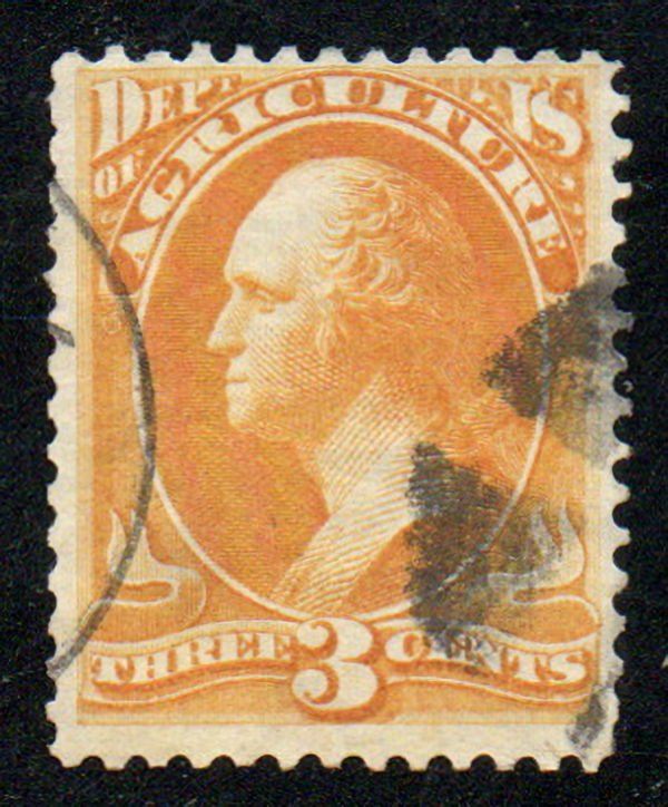 US #O3 VF used, face free cancel, a super stamp, Choice!
