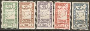 Syria 288-92 MLH VF 1943 SCV $32.00