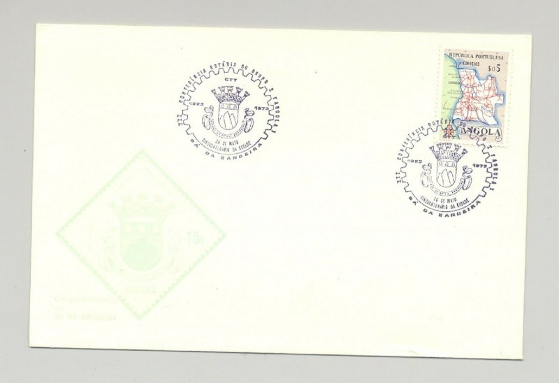 Angola 1973 Rotary CDS on Cover