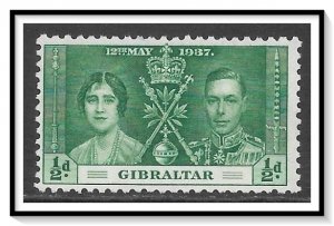 Gibraltar #104 Coronation Issue NG