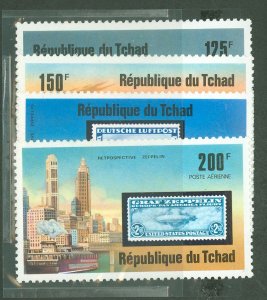 Chad #C206-9  Single (Complete Set)