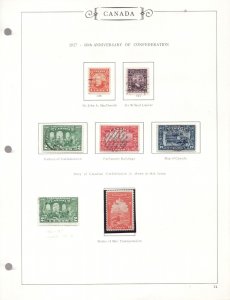 1927 / 60th Anniversary of Canada's Confederation / USED F to VF - est$45