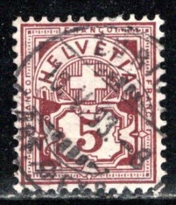 Switzerland Scott # 71b, used