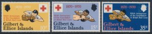 Gilbert & Ellice Islands 1970 SG 159-161 Red Cross Centenary Mint Not Hinged