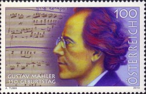 Austria 2010 MNH Stamps Scott 2256 Music Composer Mahler