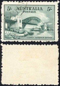 Australia SG143 5/- Sydney Harbour Bridge CTO Cat 225 pounds