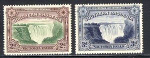 Southern Rhodesia #37-37A Unused,  VF,   CV 7.00  ...   5890119/031