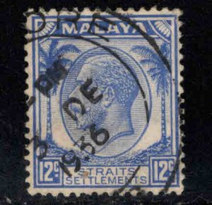 Straits Settlements Scott 225 Used wmk 4