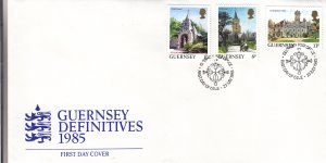 1985, Guernsey: Definitive, FDC (S18805)