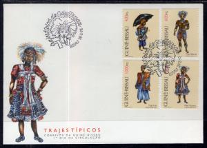 Guinea Bissau 927a-927d Costumes U/A FDC