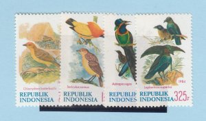 Indonesia 1984 Birds Set SG1765/1768 MNH BP8577