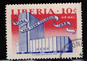 LIBERIA Scott C100 Used CTO FIPEX Airmail stamp typical cancel