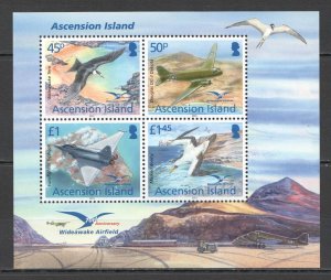 Ft083 2012 Ascension Island Birds Aviation Wideawake Airfield #1190-93 Bl73 Mnh